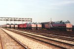 RTA Trains Tied Down on ex-CRI&P